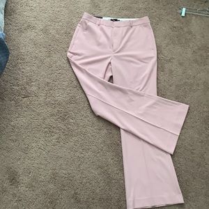 Light pink flare dress pants